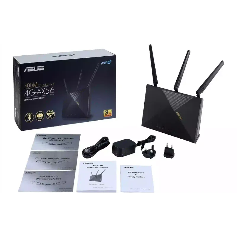 Рутер Asus 4G-AX56U (90IG06G0-M03110)