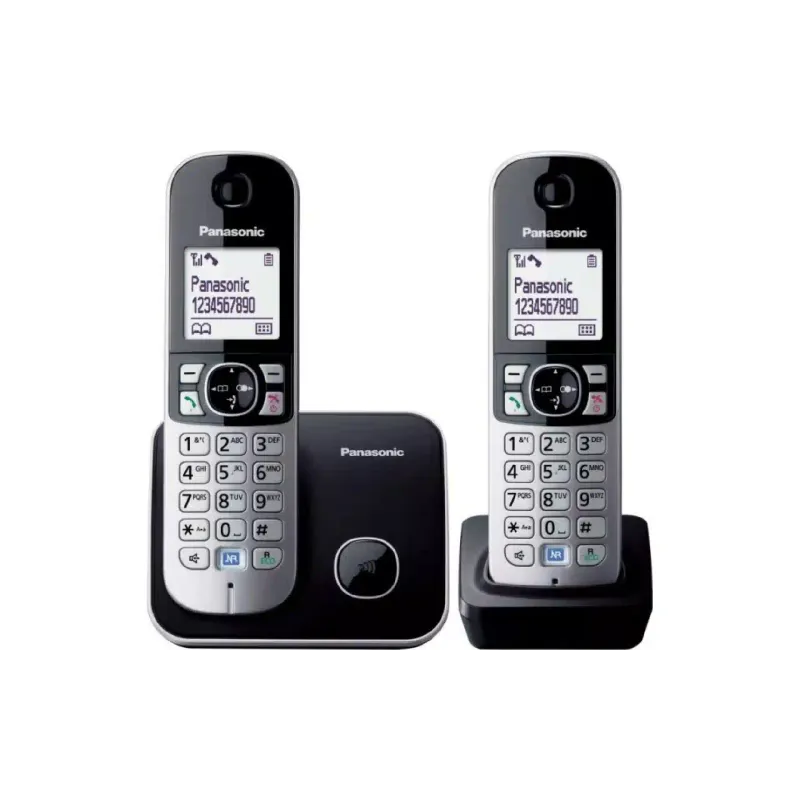 DECT rádiótelefon Panasonic, Black (KX-TG6812UAB)