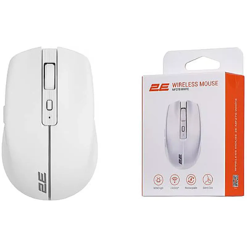 Мишка 2E, White (2E-MF270WWH)