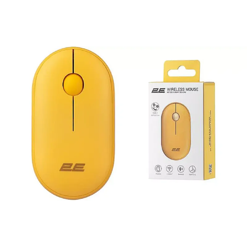 Мишка 2E MF300, Yellow (2E-MF300WYW)