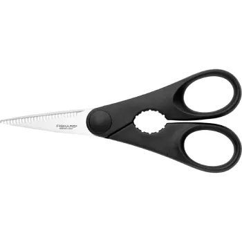 Kitchen scissors Fiskars Essential, Black (1023820)