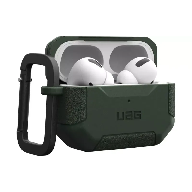 Case UAG Scout (104123117272), for Apple AirPods Pro G2, Olive Drab