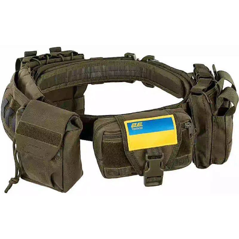 Belt with pouches 2E (2E-MILTACBELT-Y5PCH-OG)