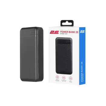 باور بانك 2E 20000 mAh, Black (2E-PB2004-BLACK)