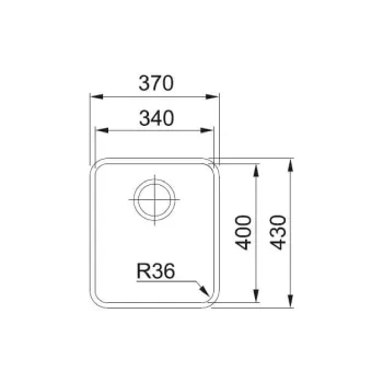 Кухонна мийка Franke ANX 110-34 (122.0204.647)