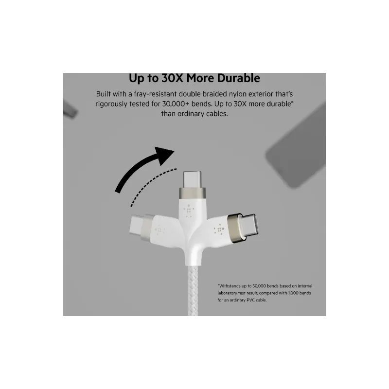 Kabel Belkin, White (CAB011BT1MWH)