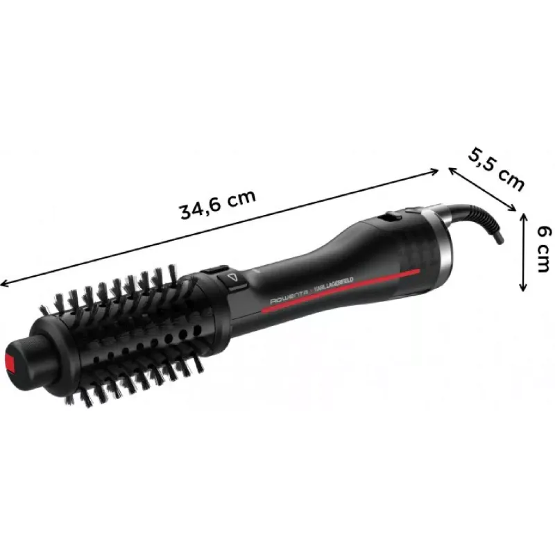 Escova para secador de cabelo Rowenta, Black (CF961LF0)