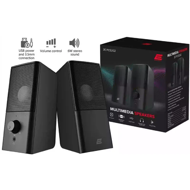 Acoustic system 2E (2E-PCS202BK), Black