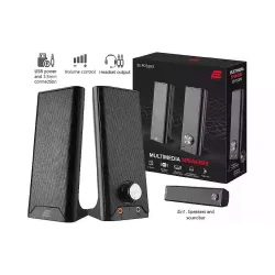 Akustiksystem 2E, Metal Black (2E-PCS203BK)