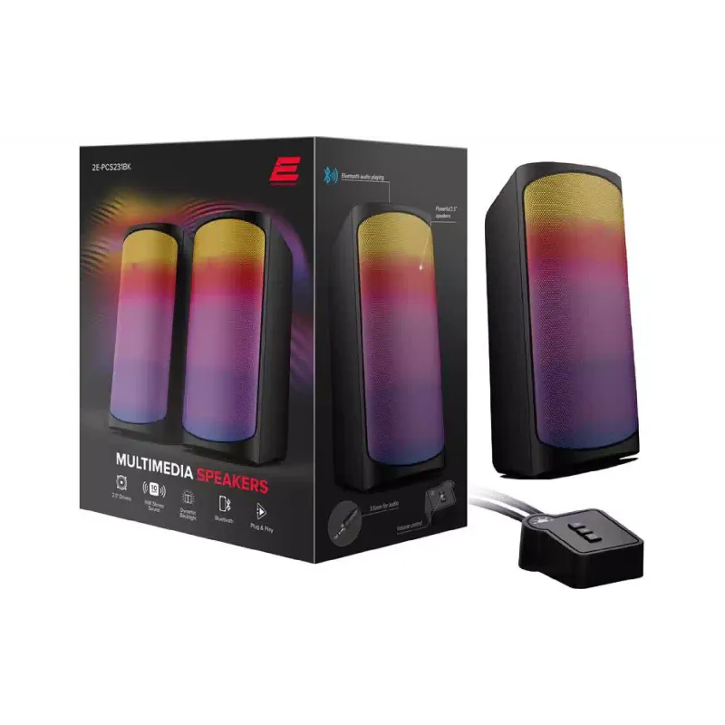 Ακουστικό σύστημα 2E PCS231, Black (2E-PCS231BK)