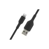 Кабель для зарядки та синхронізації Belkin USB-A - Lightning (CAA002BT2MBK), 2 м, Black