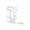 Built-in refrigerator Bosch (KIS87AF30U), White