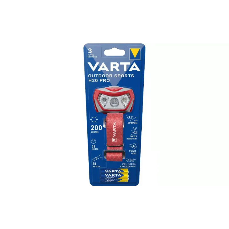 Ліхтар Varta H20 Pro, White (17650101421)