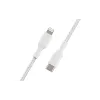 Cabo de carregamento e sincronização Belkin USB-C - Lightning, White (CAA004BT2MWH)