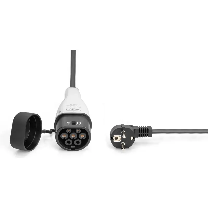 Polnilni kabel za električna vozila Digitus Schuko - Type 2 (DK-1P16-A-050)