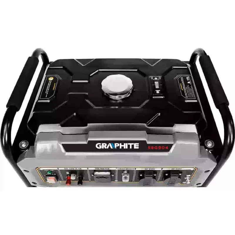 Генератор бензиновый Graphite, 2.2 кВт, 1 фаза, АВР, руч старт (58G904)
