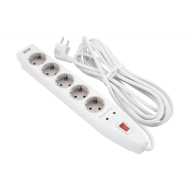 Мережевий подовжувач 2E (2E-SP515M5WH), White