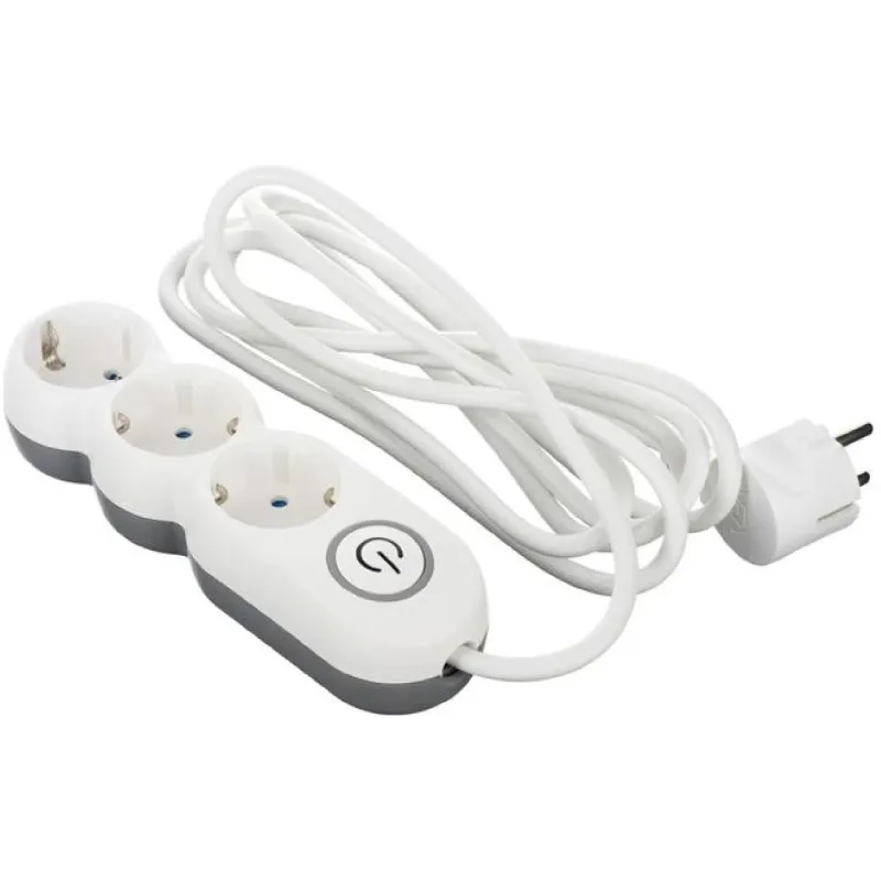 Hálózati hosszabbító kábel 2E, Gray (2E-U03VES3M)