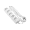 Мрежов удължителен кабел 2E, White (2E-U0510M1.5)