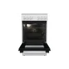 Плита склокерамічна Gorenje (GEC5A41WG), склокерамічна, 62 л, 50 х 60 см, White