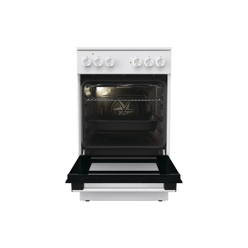 Плита склокерамічна Gorenje (GEC5A41WG), склокерамічна, 62 л, 50 х 60 см, White