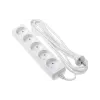 Мрежов удължителен кабел 2E, White (2E-U05M3)