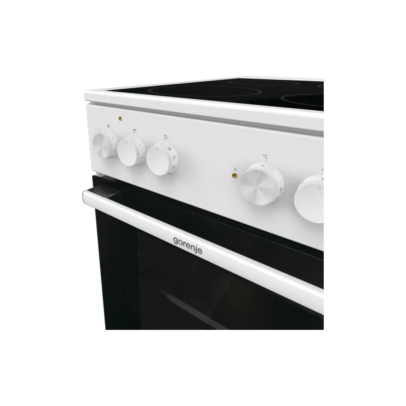 Плита склокерамічна Gorenje (GEC5A41WG), склокерамічна, 62 л, 50 х 60 см, White