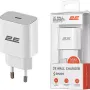 Зарядно устройство 2E, White (2E-WC1USBC20W-W)