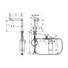 konyhai csaptelep Hansgrohe, Black (76804670)