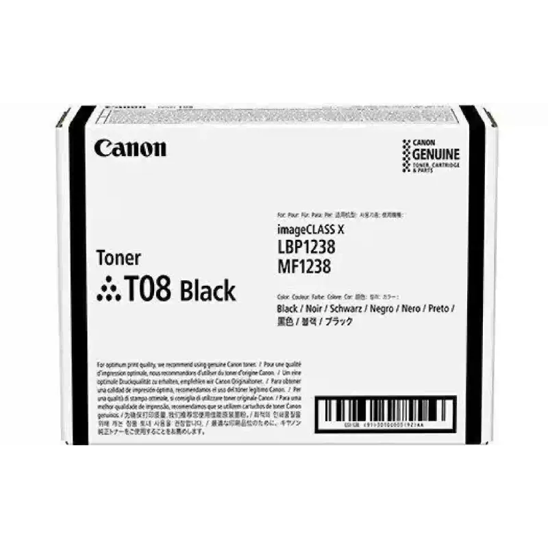 Cartucho Canon T08, Black (3010C006)
