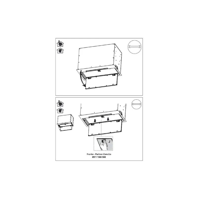 غطاء الشفاط Franke FBFEXSA70 (305.0665.361)