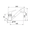 Βρύση κουζίνας Franke Pull Out, White (115.0470.669)