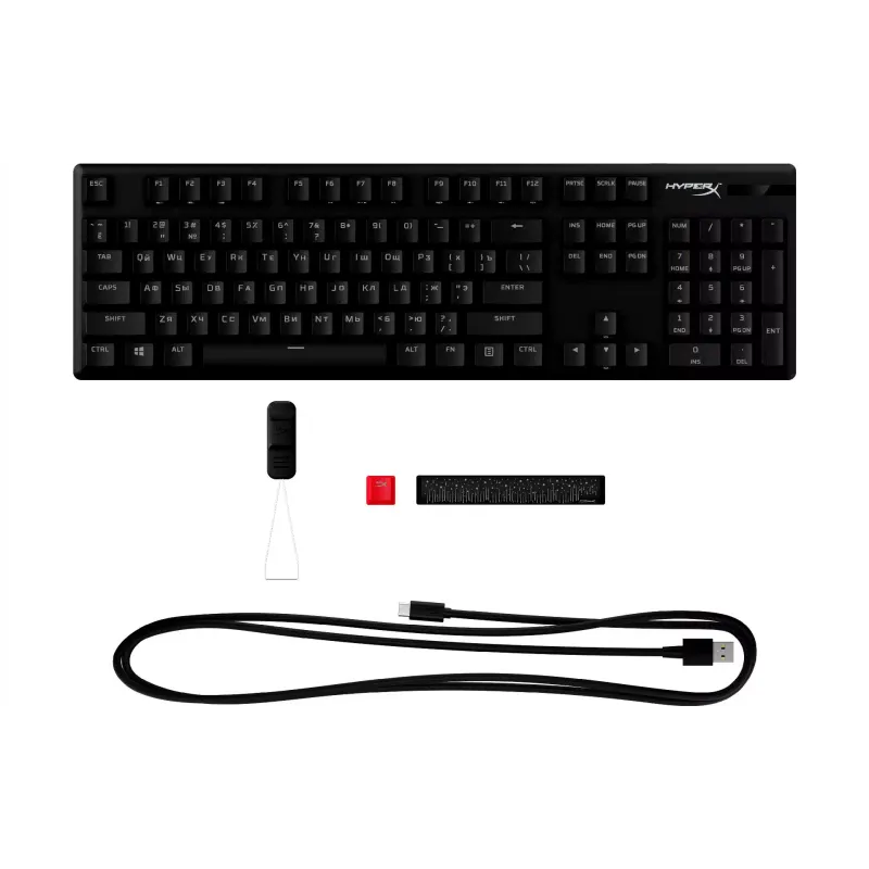 Mehanska tipkovnica HyperX Alloy Origins Origins PBT, Black (639N3AA)