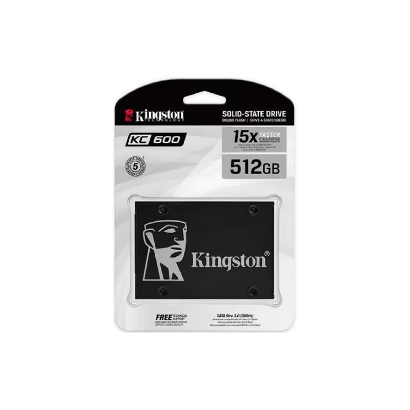تخزين SSD Kingston KC600 (SKC600/512G)