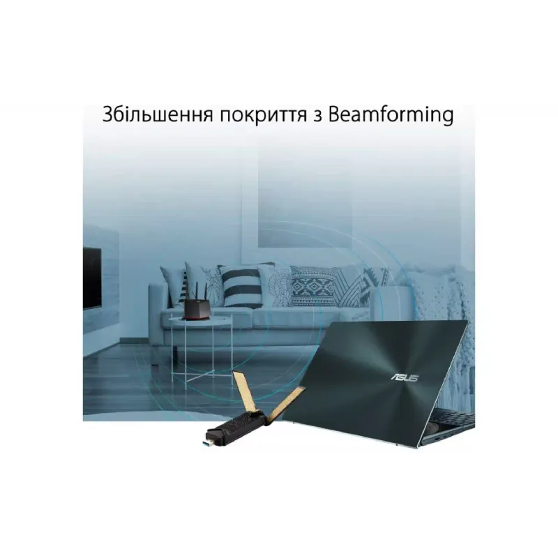 Wi-Fi adapter Asus USB-AX56 (90IG06H0-M00R10)