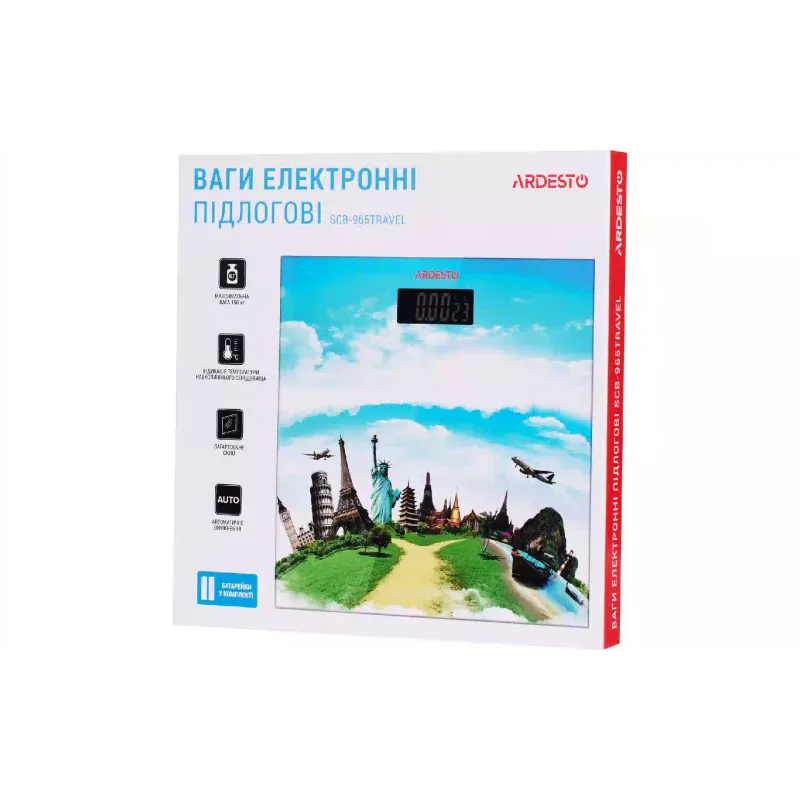 مقاييس الأرضية Ardesto (SCB-965TRAVEL)