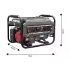 Генератор бензиновый Graphite, 2.2 кВт, 1 фаза, АВР, руч старт (58G904)