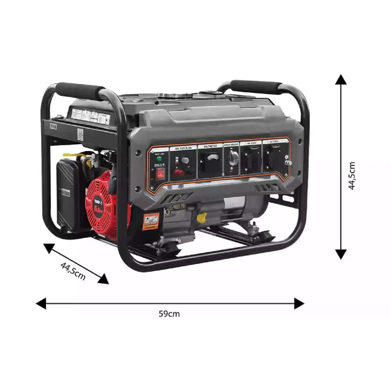 Генератор бензиновый Graphite, 2.2 кВт, 1 фаза, АВР, руч старт (58G904)