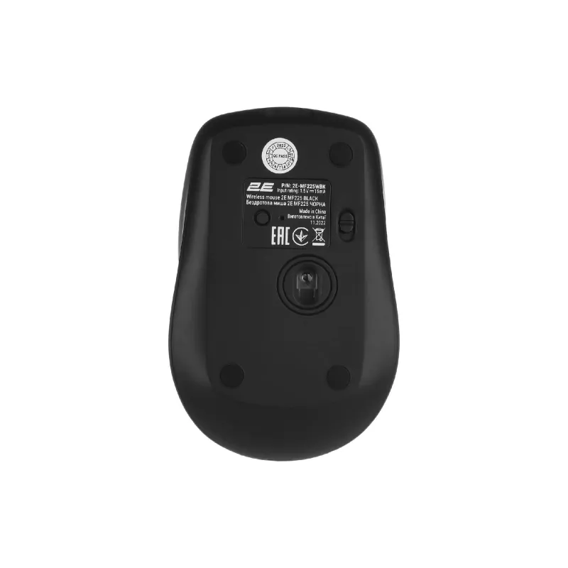 Мишка 2E MF225, Black (2E-MF225WBK)