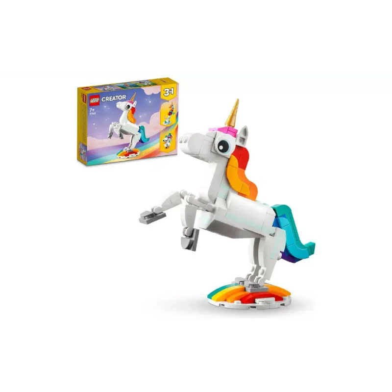 Konstruktőr LEGO Creator 3-in-1 Magical Unicorn (31140)