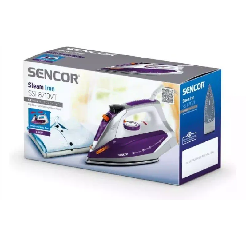 Iron Sencor (SSI8710VT), 200 ml, 2400 W, Violet