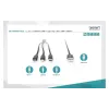 كابل Digitus, Black (AK-300160-010-S)