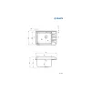 حوض المطبخ Deante (ZYT_211A)