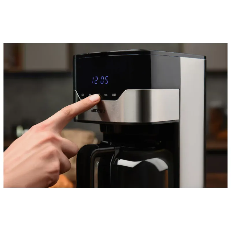 Кавоварка краплинна Ardesto (FCM-D3100), мелена кава, 1500 мл, Silver