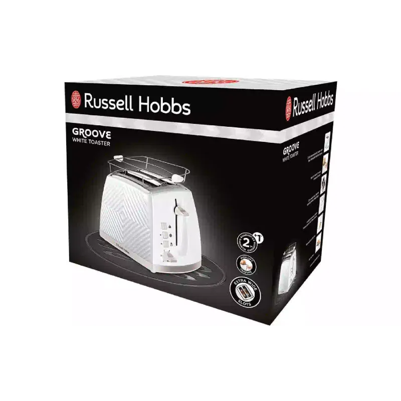 Opekač kruha Russell Hobbs GrooWe 2 Slice, White (26391-56)