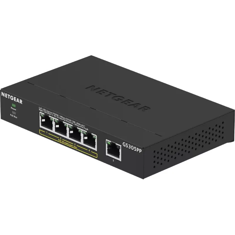 يُحوّل Netgear GS305PP (GS305PP-100PES)