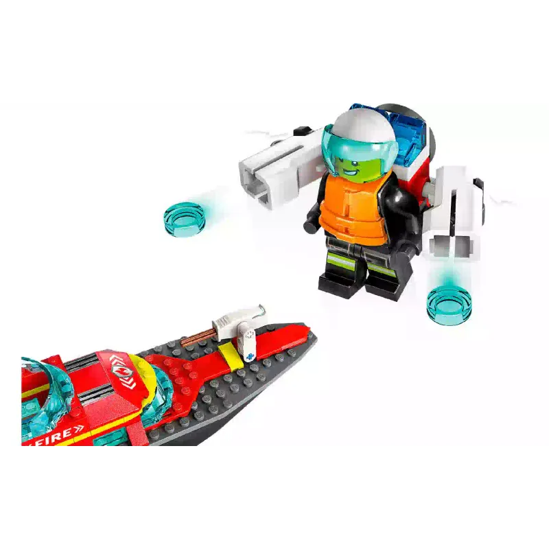 Konstruktőr LEGO City Fire Fire Rescue Boat (60373)