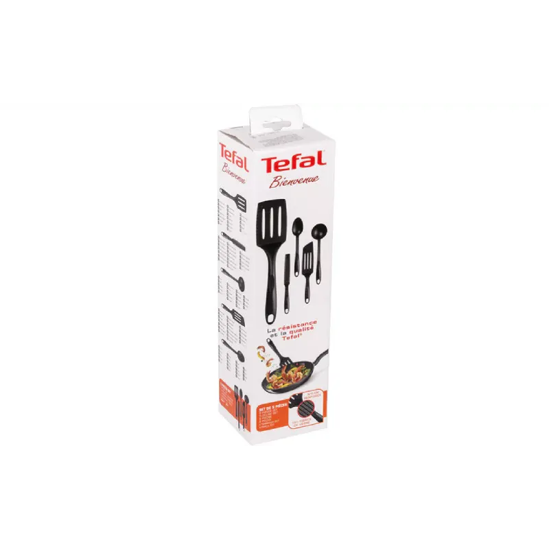 Conjunto de acessórios de cozinha Tefal Bienvenue, Black (K001A504)