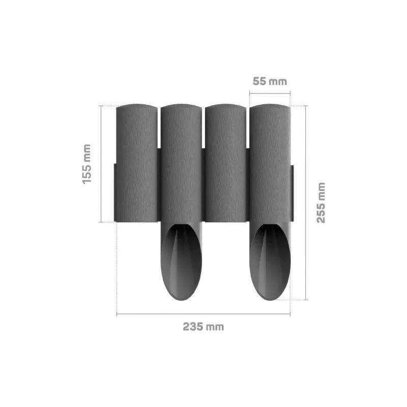 cercas de césped Cellfast, Gray (34-044)