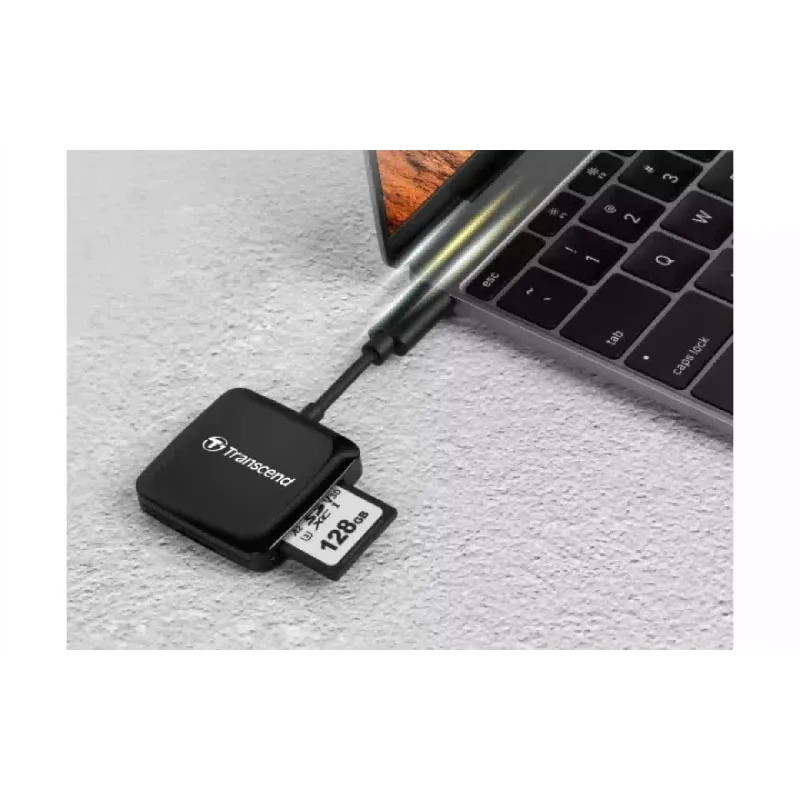 Αναγνώστης καρτών Transcend, Black (TS-RDC3)